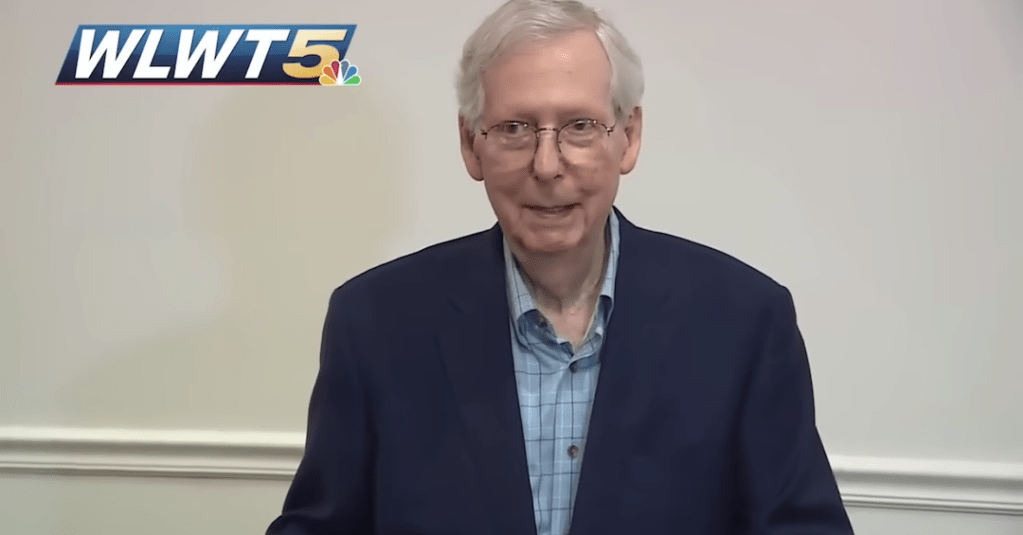 Mitch McConnell’s Brief Flash Of&nbsp;Humanity