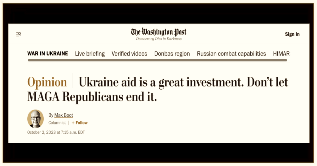 This Proxy War Can’t Be Both ‘Unprovoked’ AND A Great Strategic&nbsp;Investment