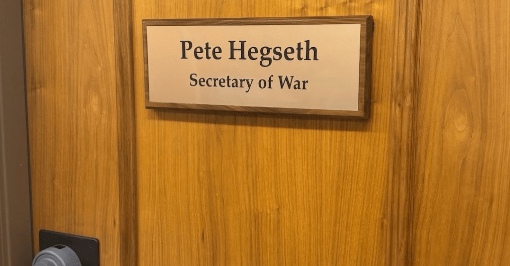 Secretary Of War
