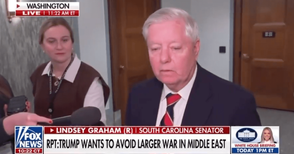 Encouraging News: Lindsey Graham Looks HEARTBROKEN About&nbsp;Iran
