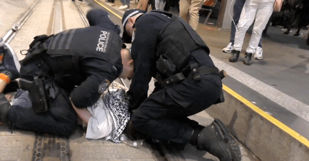 In Australia The Police Beat You Up For Opposing&nbsp;Genocide